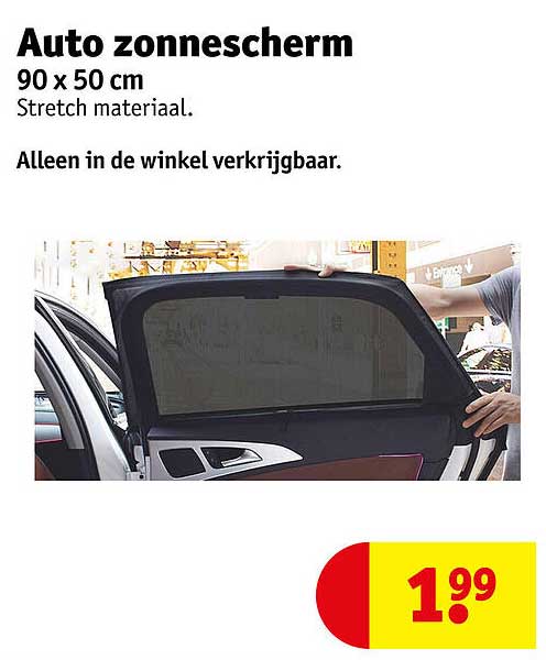 Auto zonnescherm 90 x 50 cm