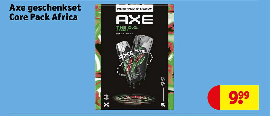 Axe geschenkset Core Pack Africa