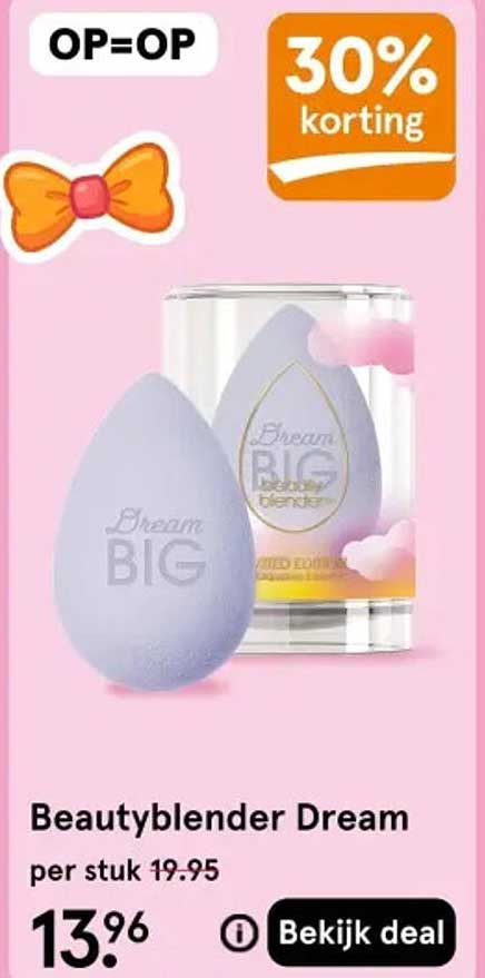 Beautyblender Dream 30% korting