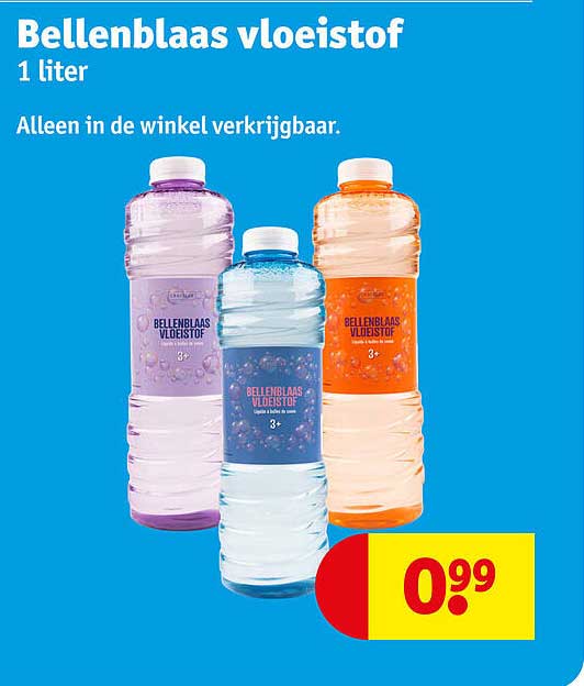Bellenblaas vloeistof 1 liter