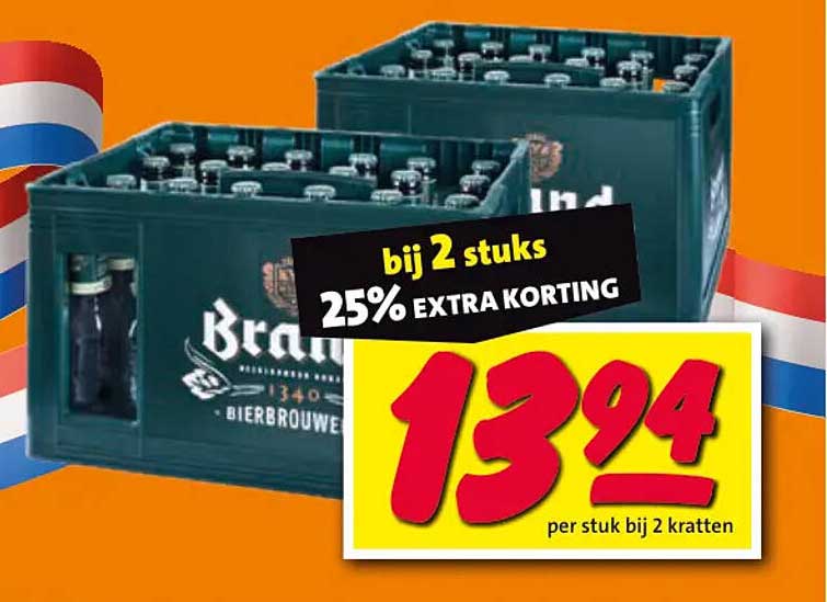 bij 2 stuks 25% EXTRA KORTING