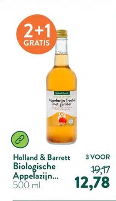 Biologische Appelazijn... 2+1 GRATIS