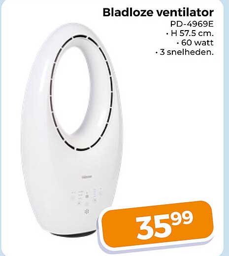 Bladloze ventilator PD-4969E
