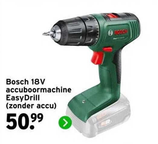 Bosch 18V accuboormachine EasyDrill (zonder accu)