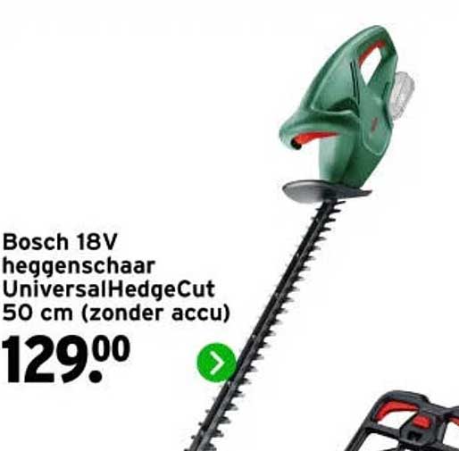 Bosch 18V heggenschaar UniversalHedgeCut 50 cm (zonder accu)
