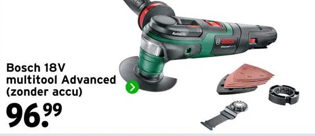 Bosch 18V multitool Advanced (zonder accu)