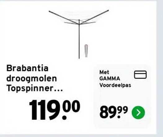 Brabantia droogmolen Topspinner...