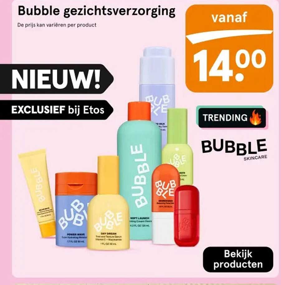 Bubble gezichtsverzorging