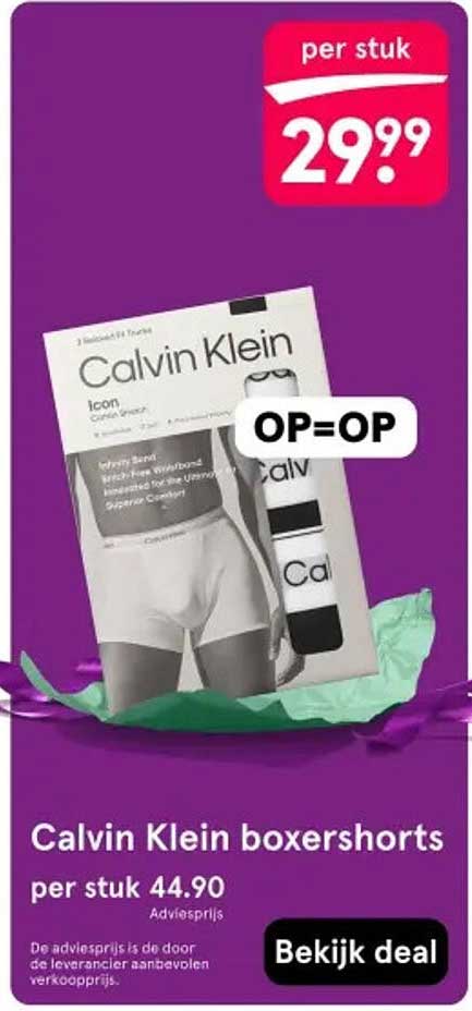 Calvin Klein boxershorts OP=OP