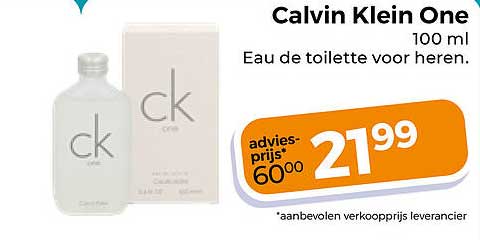 Calvin Klein One 100 ml Eau de toilette voor heren
