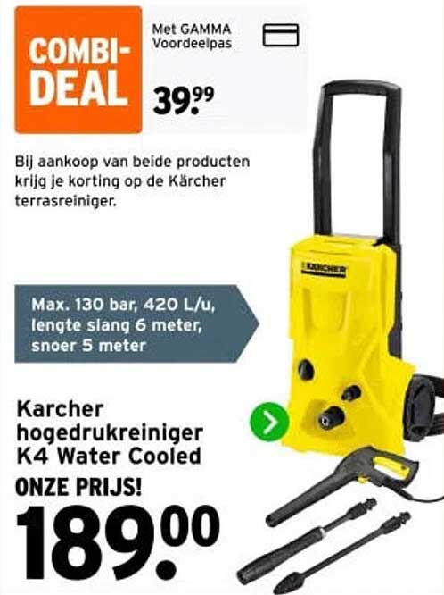 COMBI-DEAL Met GAMMA Voordeelpas