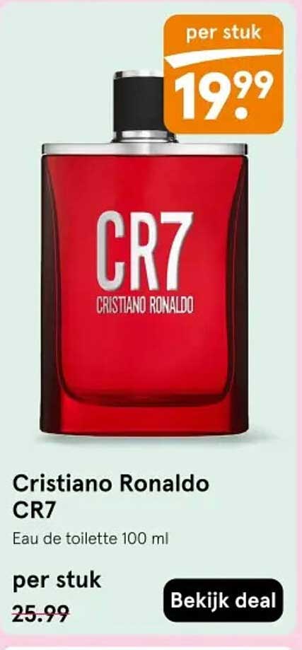 Cristiano Ronaldo CR7 Eau de toilette 100 ml per stuk