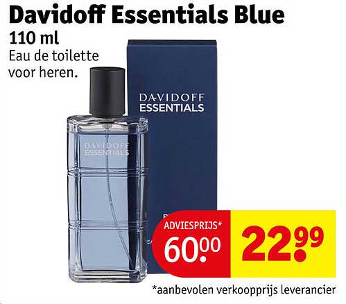 Davidoff Essentials Blue 110 ml Eau de toilette voor heren