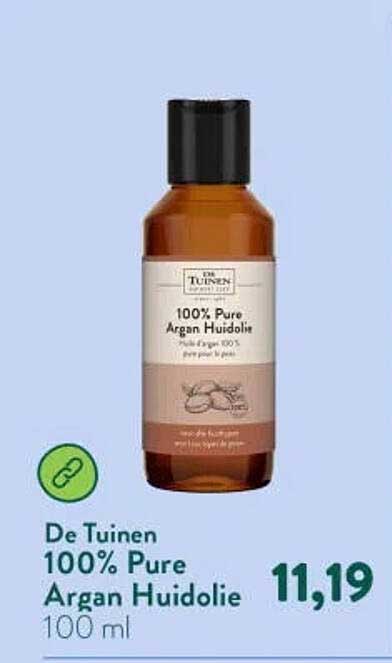 De Tuinen 100% Pure Argan Huidolie 100 ml