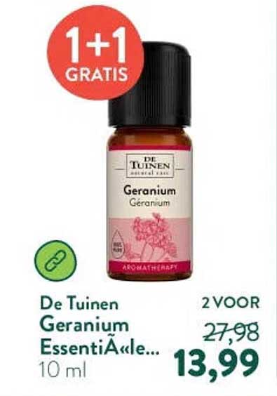 De Tuinen Geranium EssentiÃ«le... 1+1 GRATIS