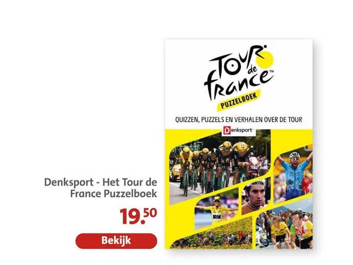 DenkSport - Het Tour de France Puzzelboek