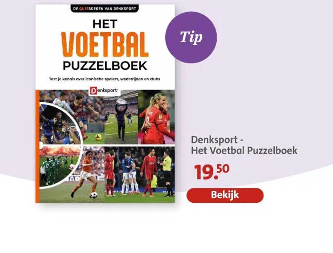 Denkспорт - Het Voetbal Puzzelboek