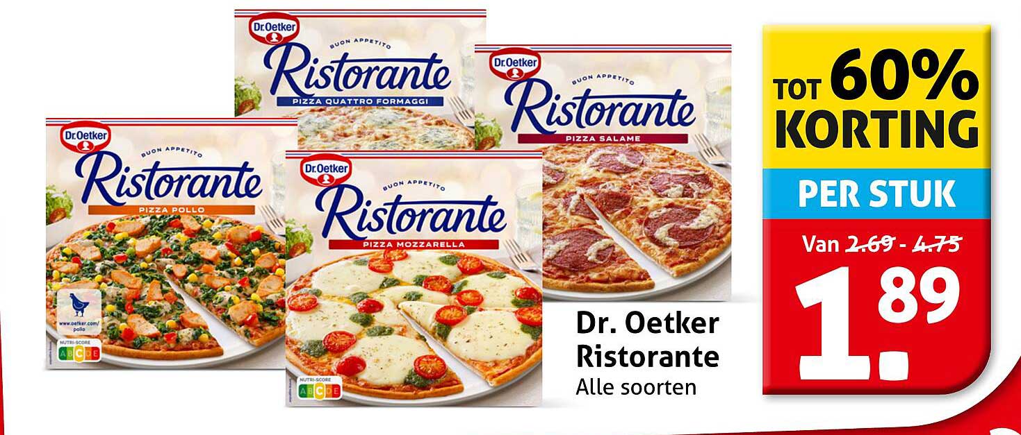 Dr. Oetker Ristorante Alle soorten