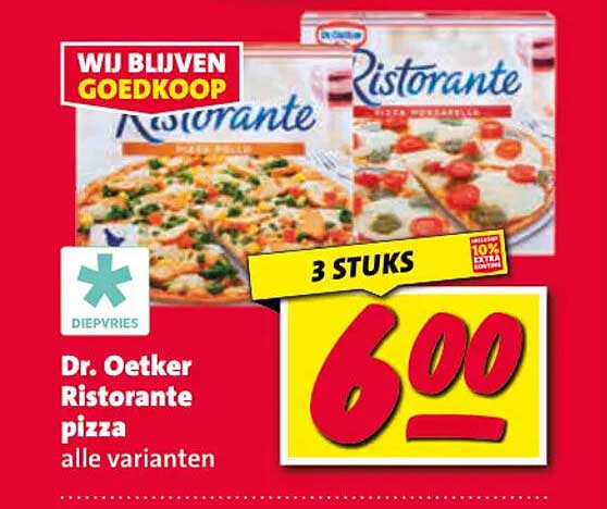 Dr. Oetker Ristorante pizza alle varianten 3 stuks