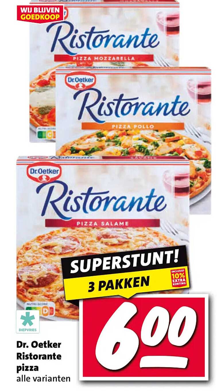 Dr. Oetker Ristorante pizza alle varianten SUPERSTUNT! 3 pakken