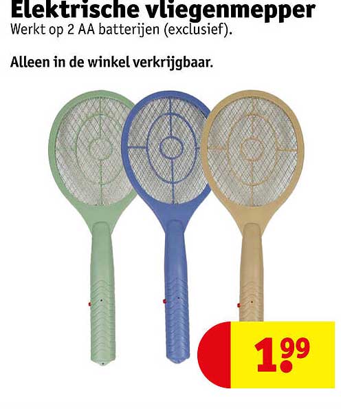 Elektrische vliegenmepper
