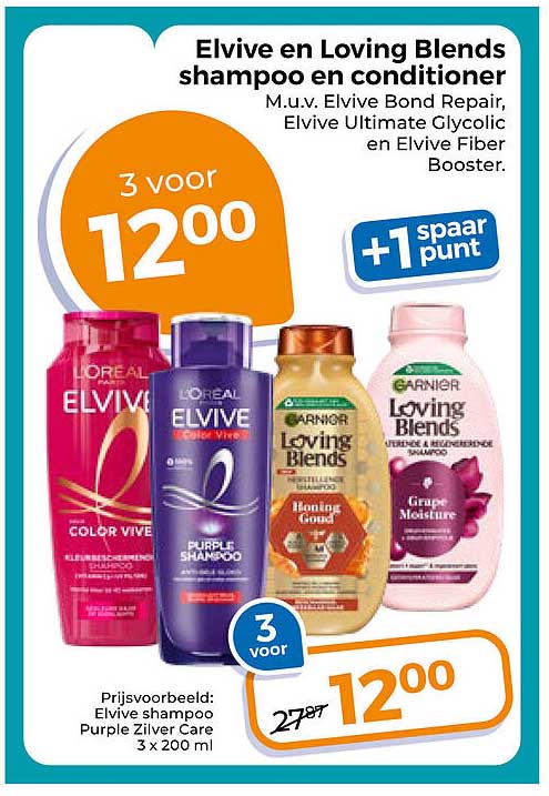 Elvive en Loving Blends shampoo en conditioner