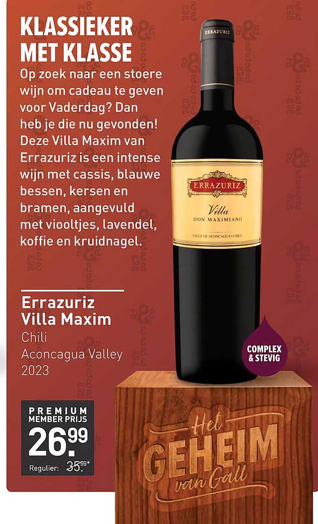 Errazuriz Villa Maxim Chili Aconcagua Valley 2023