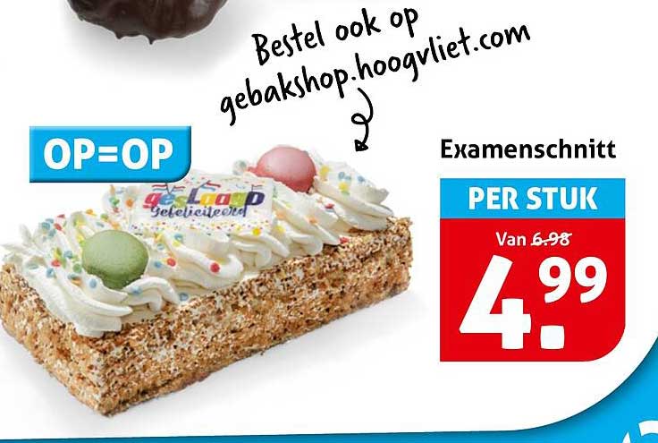 Examenschitt PER STUK