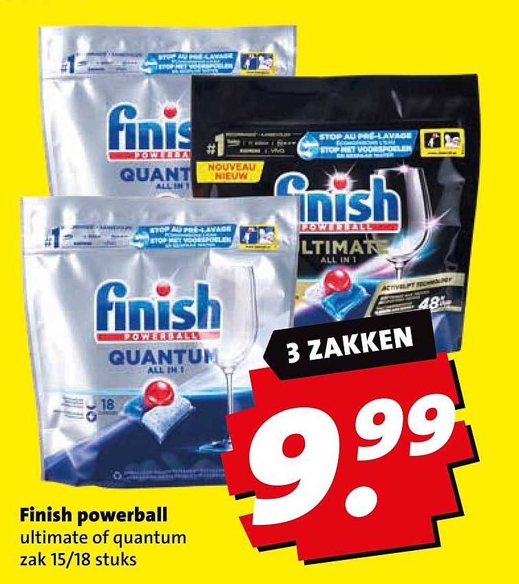 Finish powerball ultimate of quantum zak 15/18 stuks