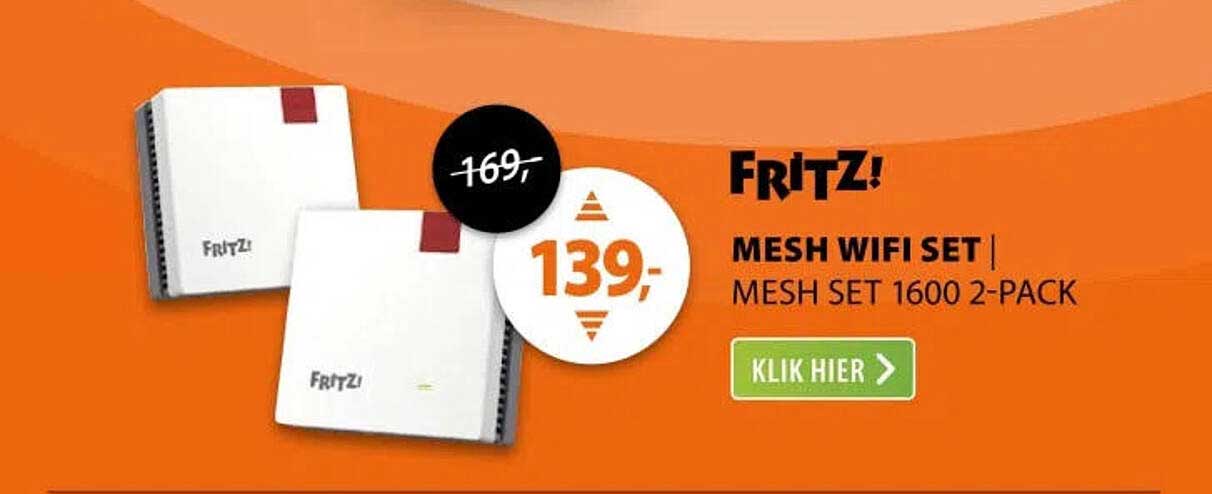 FRITZ! MESH WIFI SET | MESH SET 1600 2-PACK