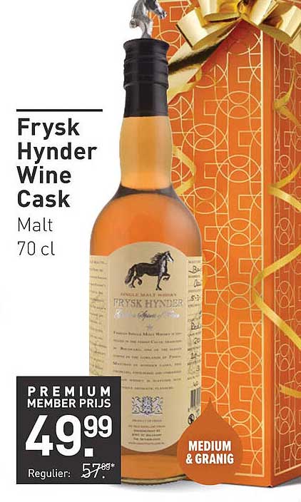 Frysk Hynder Wine Cask Malt 70 cl PREMIUM MEMBER PRIJS