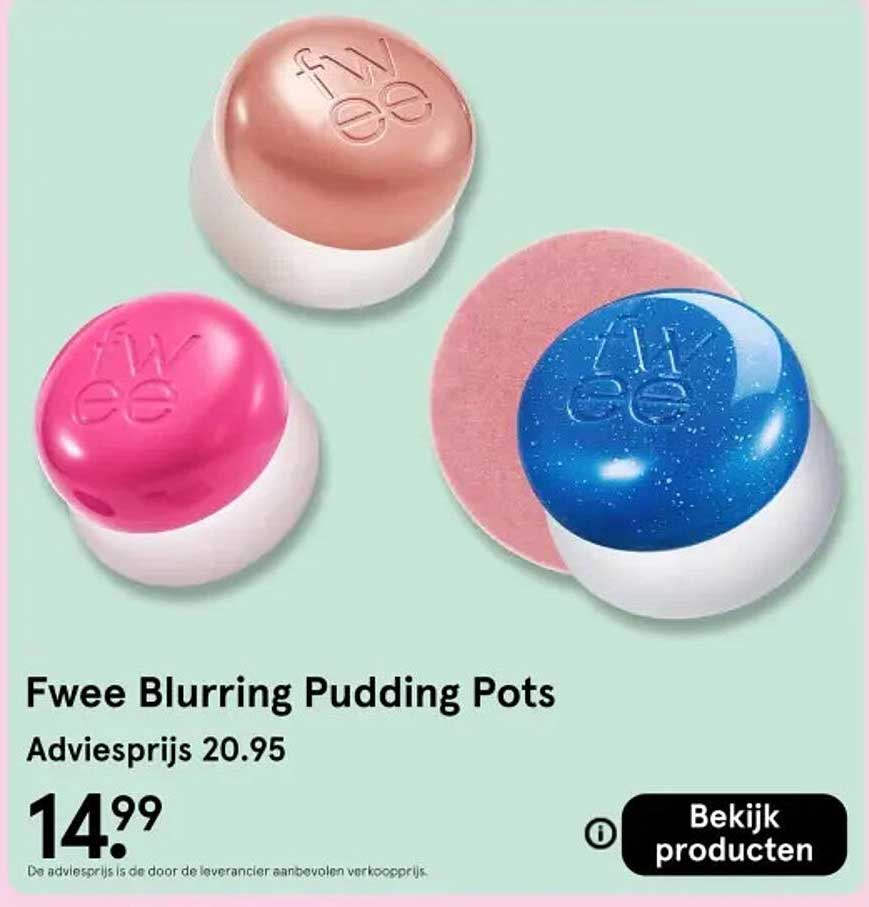 Fwee Blurring Pudding Pots
