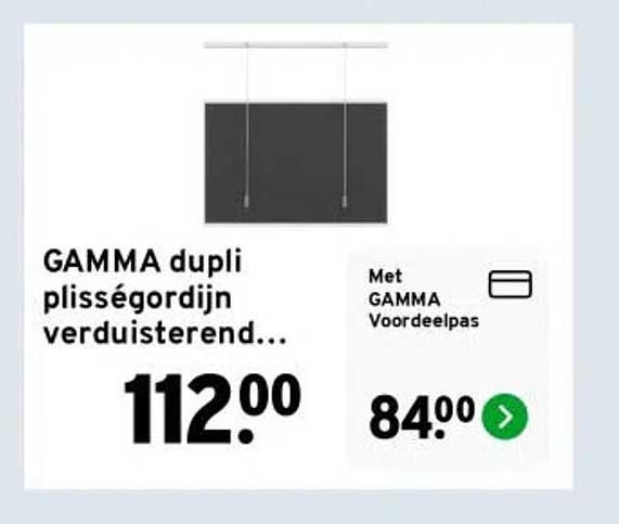 GAMMA dupli plisségordijn verduisterend...