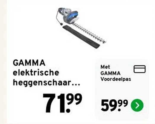 GAMMA elektrische heggenschaar...