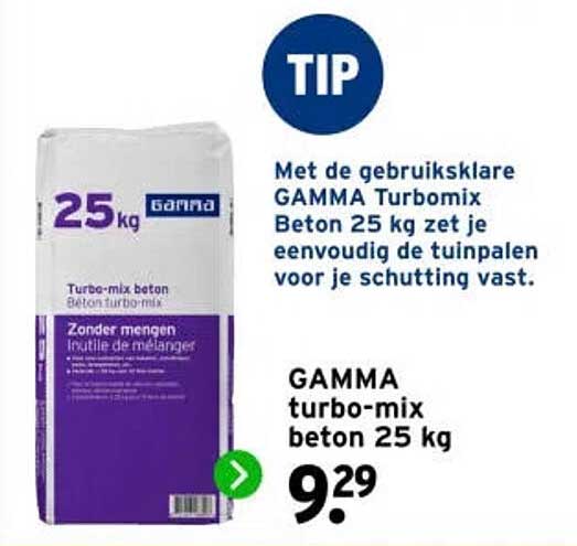 GAMMA turbo-mix beton 25 kg