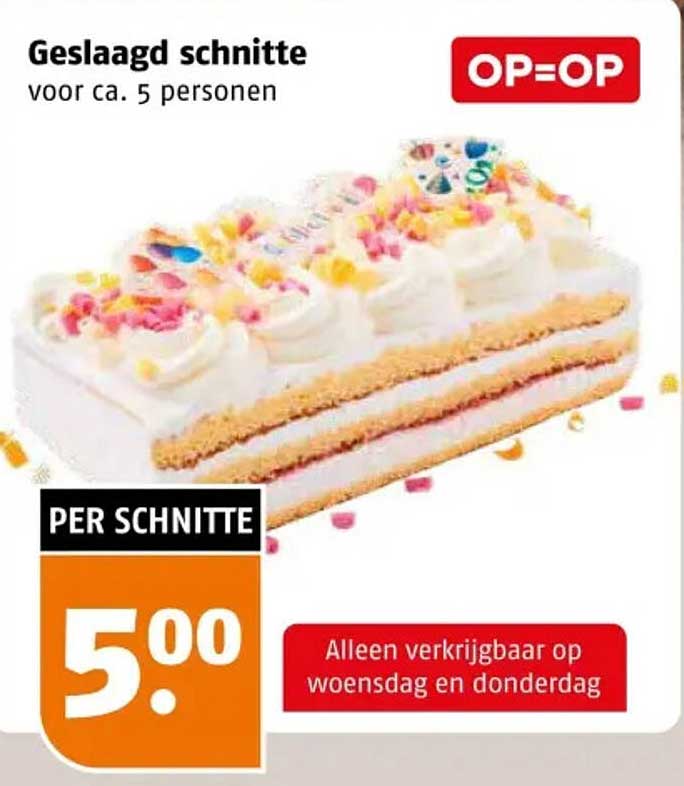 Geslaagd schnitte voor ca. 5 personen