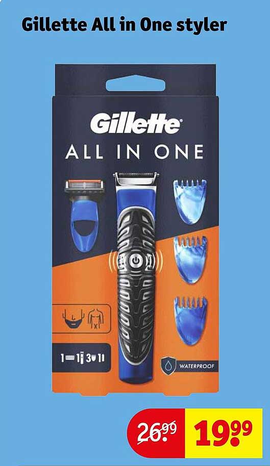 Gillette All in One styler