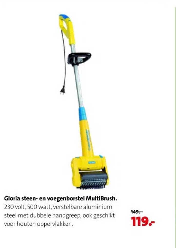 Gloria steen- en voegenborstel MultiBrush
