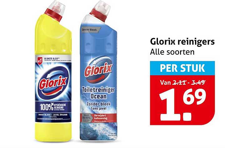 Glorix reinigers Alle soorten PER STUK