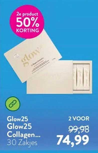Glow25 Glow25 Collagen... 30 Zakjes 2e product 50% korting