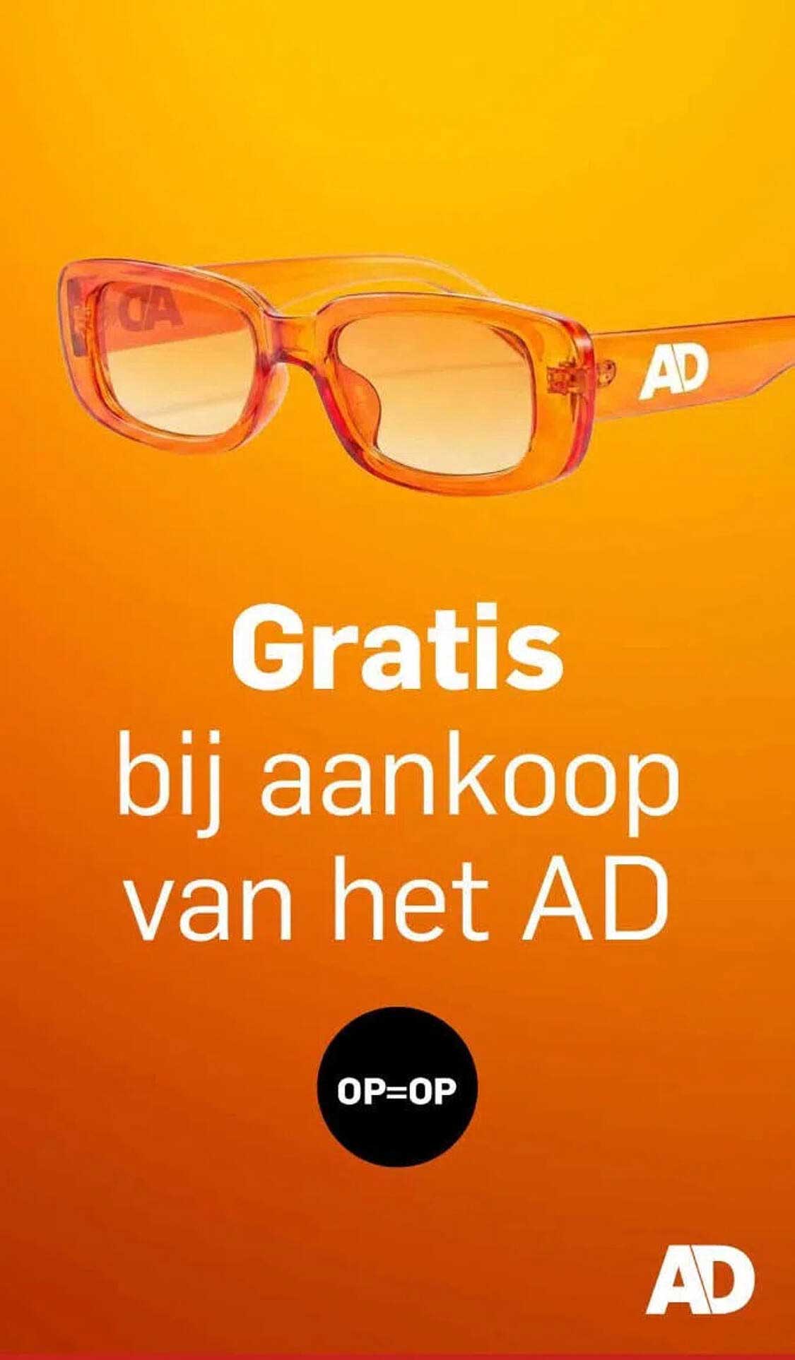 Gratis bij aankoop van het AD