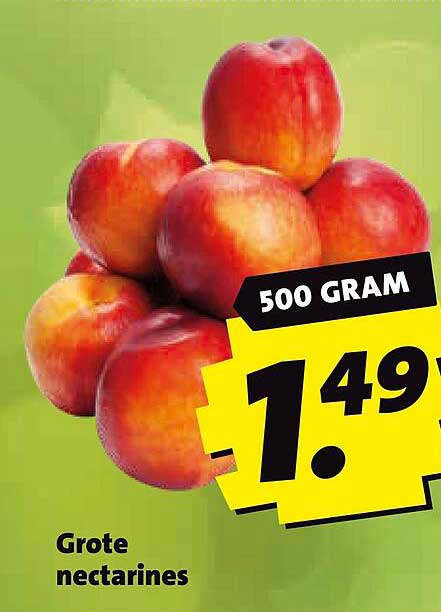 Grote nectarines 500 gram