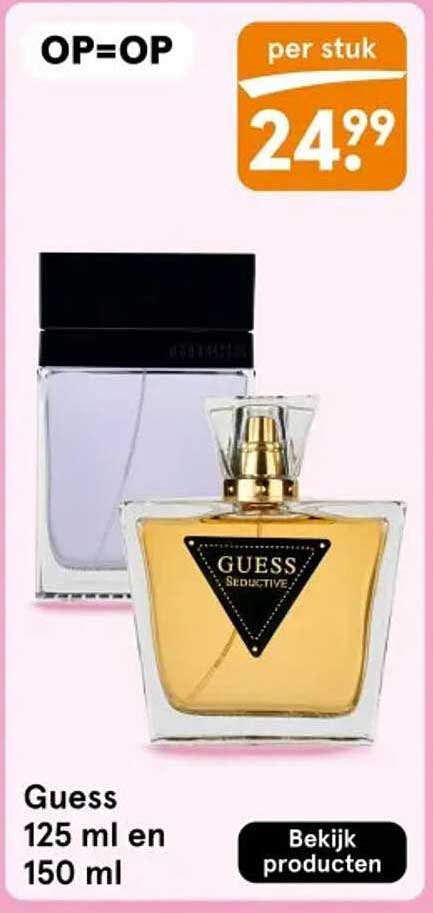 Guess 125 ml en 150 ml