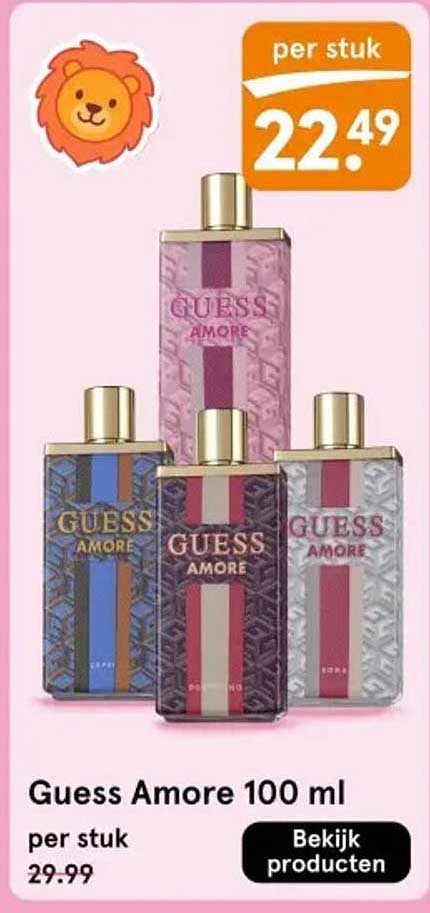Guess Amore 100 ml per stuk
