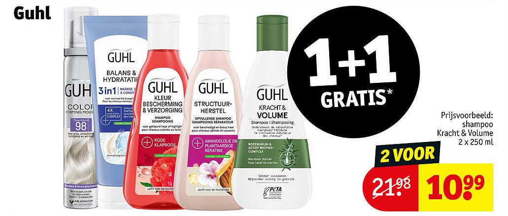 Guhl 1+1 gratis