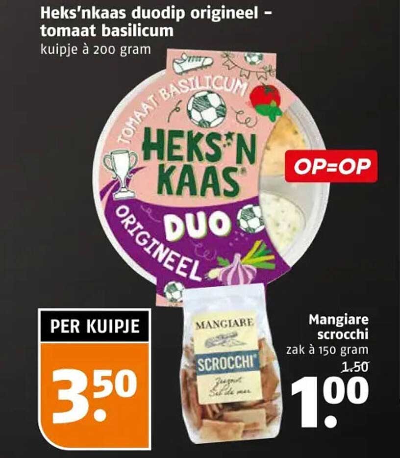Heks’nkaas duodip origineel – tomaat basilicum kuipje à 200 gram