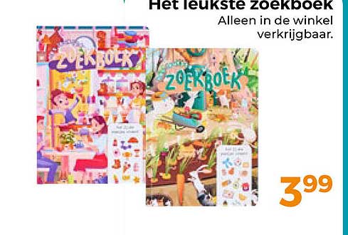 Het leukste zoekboek Alleen in de winkel verkrijgbaar.
