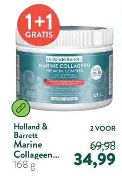 Holland & Barrett Marine Collageen... 1+1 GRATIS