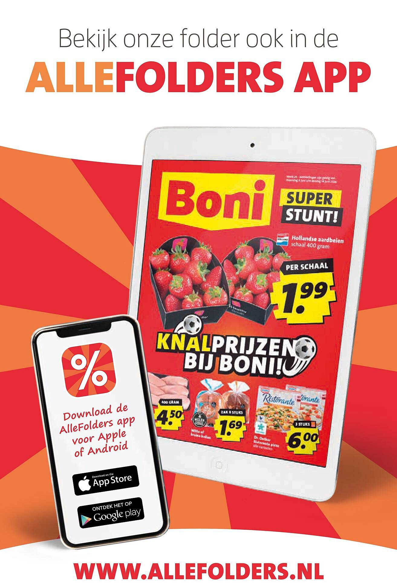 Hollandse aardbeien schaal 400 gram