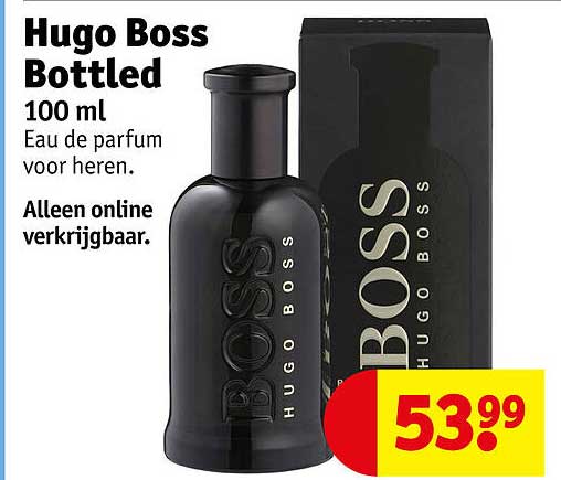 Hugo Boss Bottled 100 ml Eau de parfum voor heren. Alleen online verkrijgbaar.